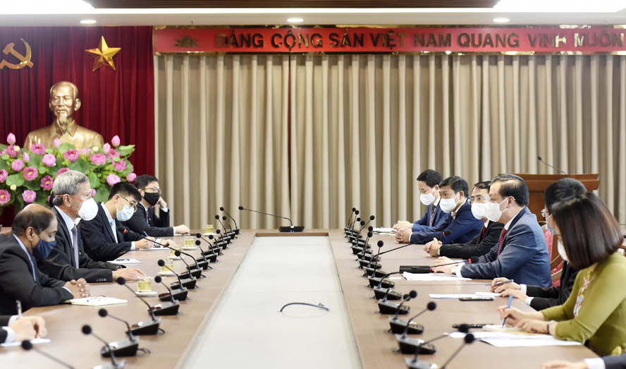 Hanoi, Singapore promote comprehensive cooperation relationship